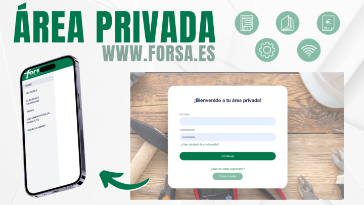 ¡Bienvenido a la Nueva Área Privada de Forsa!